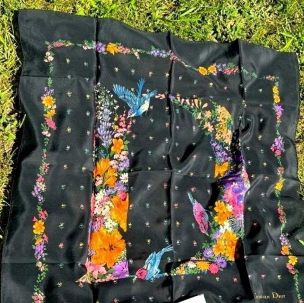 Dior christian silk